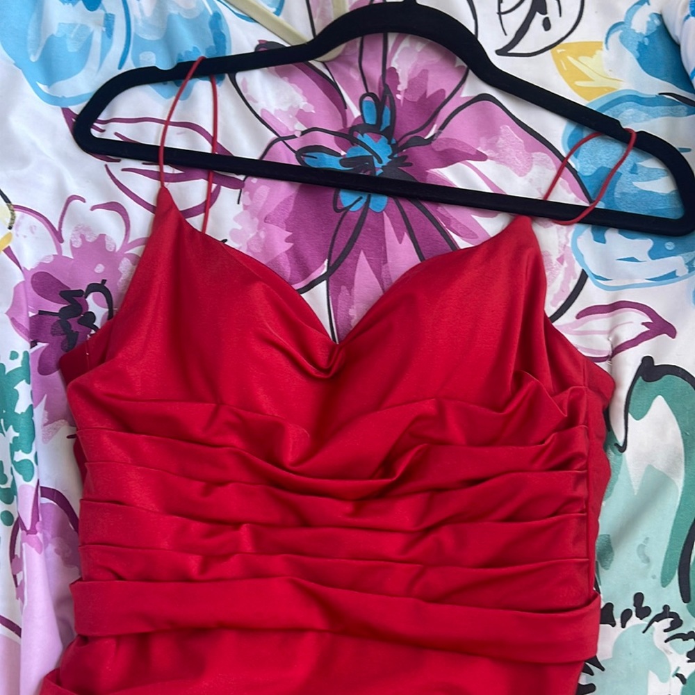 Red prom dress